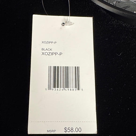 Betsey Johnson Black Embossed Wristlet with Silver Accents - Picture 5 of 7